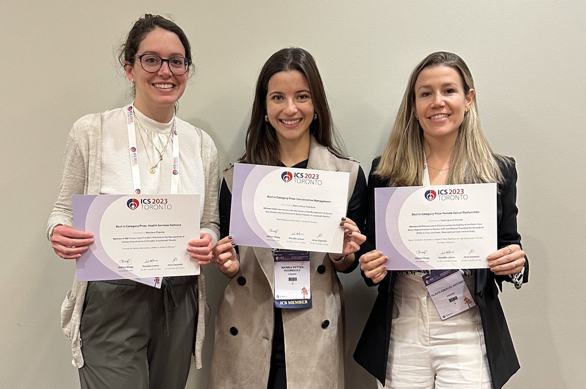 mprfisiopelvica's tweet photo. The @mfmlab team had 10 abstracts presented at the @icsoffice Conference 2023, three of which were awarded as the best in their category. Working with this brilliant team under Dr. Linda McLean's supervision has been an incredible journey!
#MyICS #ICSMeeting https://t.co/2CWHCERPen