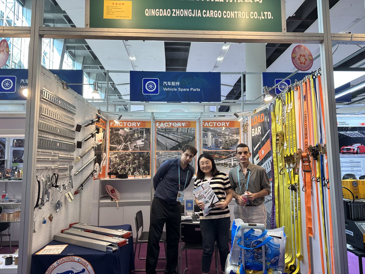 SUNPLOONG's tweet photo. Canton Fair 2023: Mission Accomplished! 🥳See you next year for even more exciting opportunities! #CantonFairSuccess #TradeExcellence #cargocontrol #cargosecurement https://t.co/fMPLMVG86r