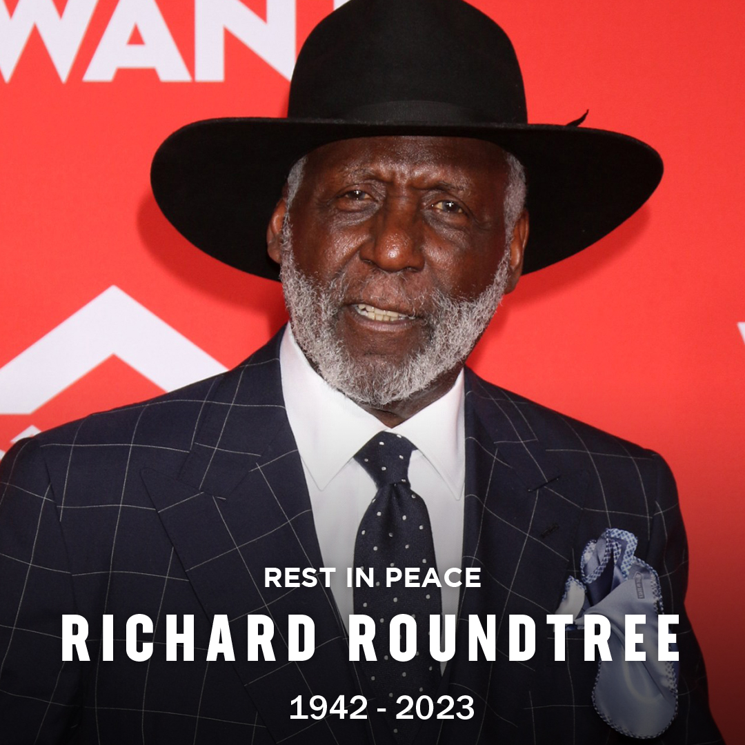 RottenTomatoes's tweet photo. Richard Roundtree, legendary actor and star of Shaft, has sadly passed away at the age of 81. https://t.co/asEnlV24Z0