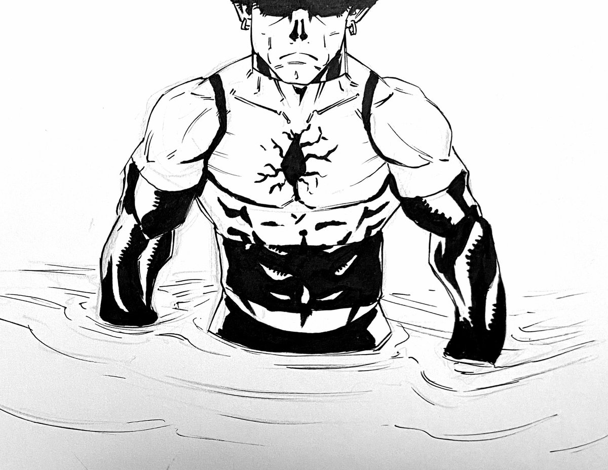 Wendrock's tweet photo. #Inktober Day 24: Shallow #Inktober2023 #Wendrock #Wendrocky https://t.co/JT8xiCaNlo