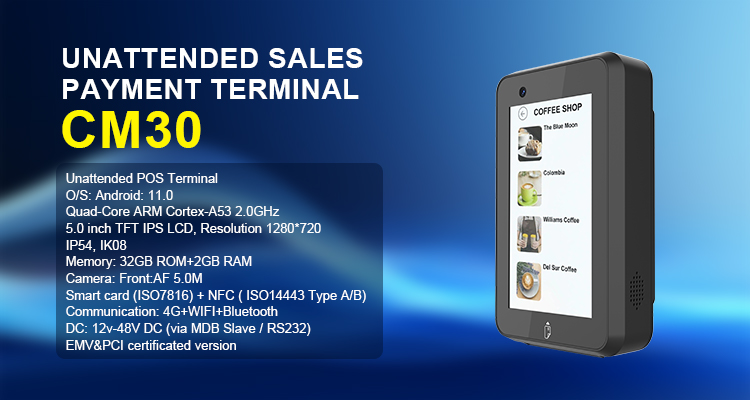 szhcct's tweet image. #HCCTG #CM30

Are you tired of fumbling with #Cash or waiting in #LongQueues? Say hello to the future of effortless #Payments! Our brand new ❤️WiFi #5Inch EMV #UnattendedSales Self-Service #PaymentTerminal CM30❤️ is here to revolutionize your payment experience.