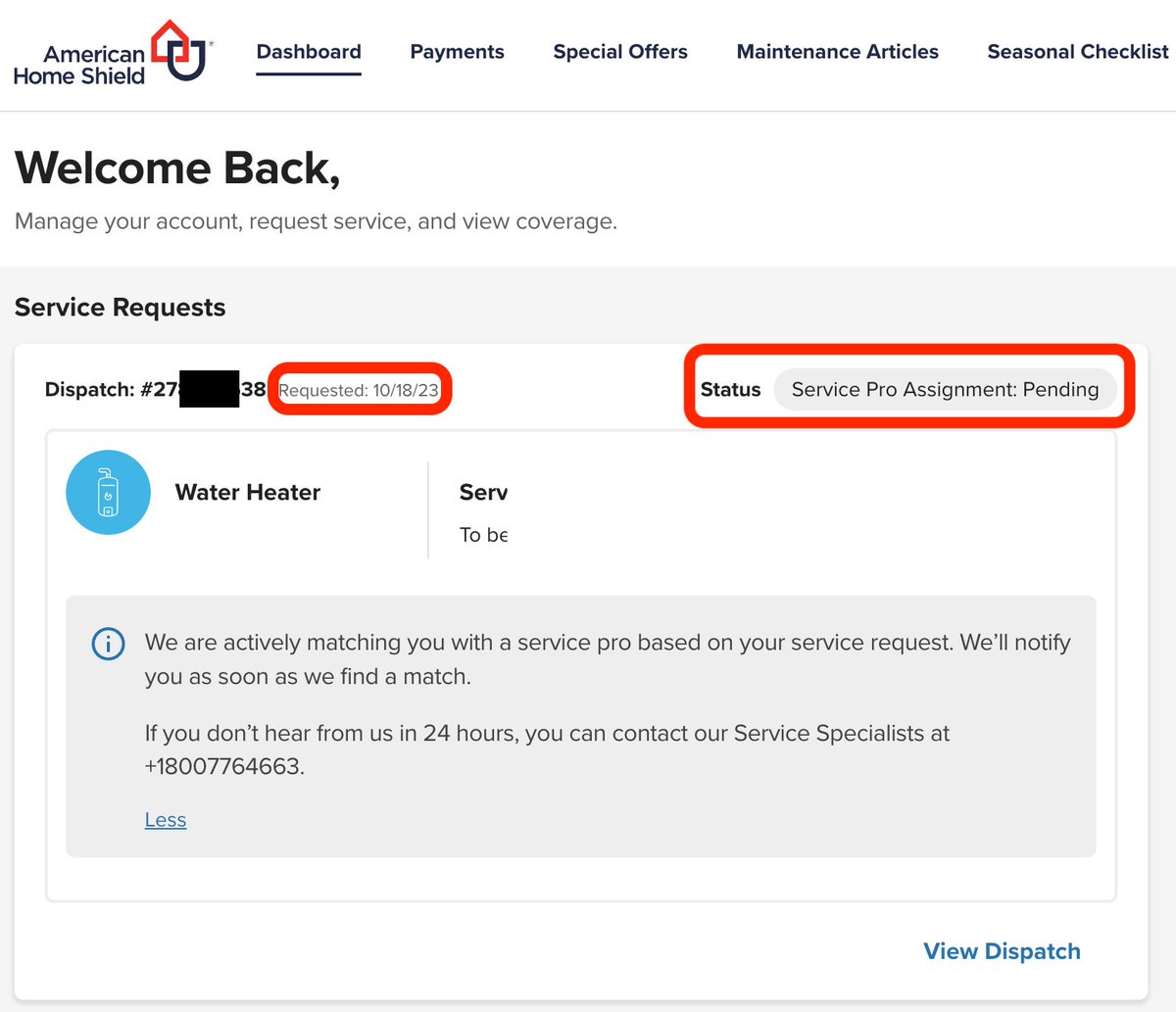 lirovise's tweet photo. @AHS_Warranty claims they will find a service provider in 24-48h, yet a week passed and they still can't find one for my water heater. No hot water just a leaking heater, every time I call, some random representative will just say "I'll make a note on your account". What a scam! https://t.co/rINWoNgrpD