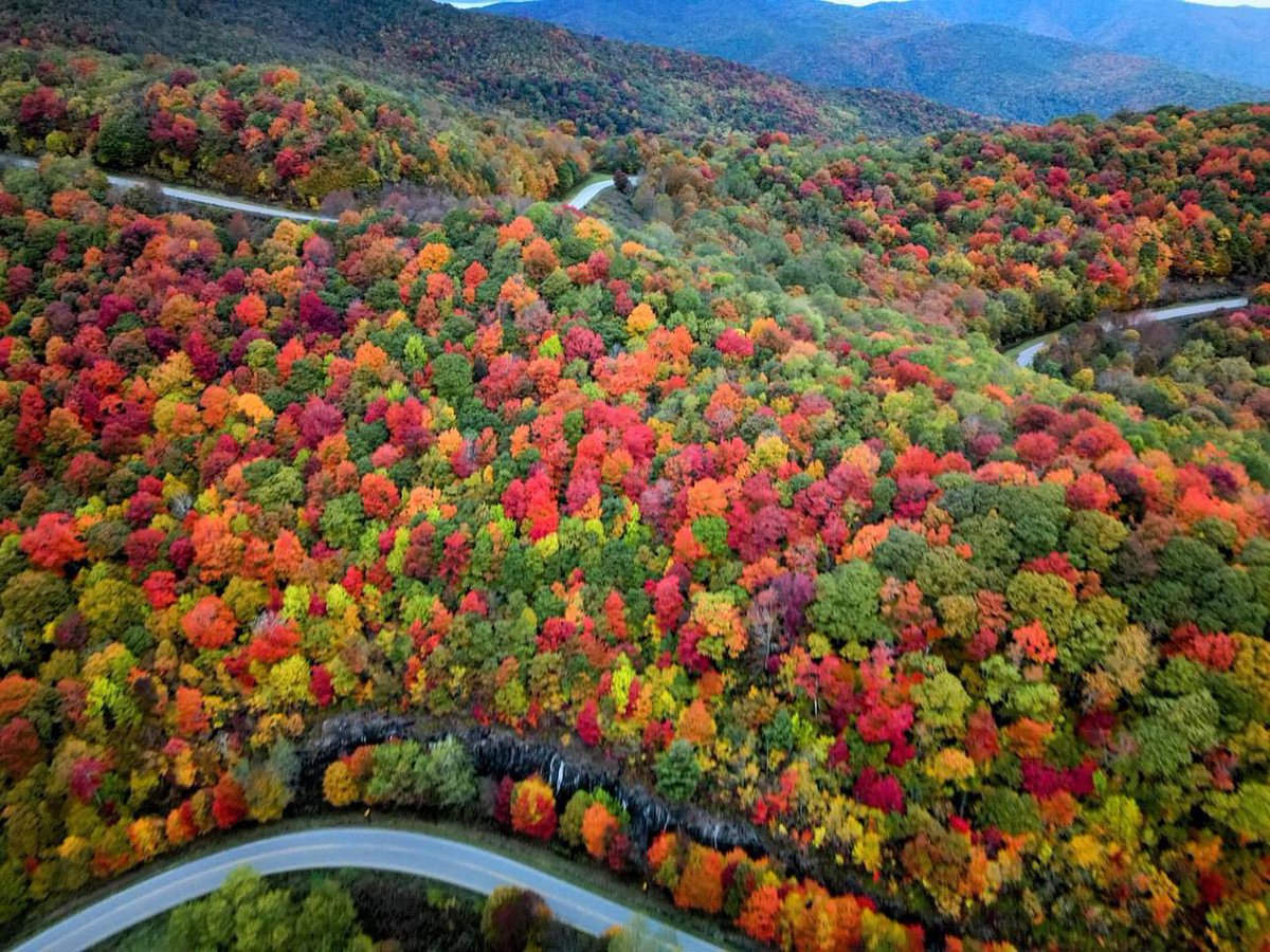 BowTiedBroke's tweet photo. If you’re into motorcycles or just an amazing drive in a convertible, a bucket list drive that everyone in the US should have is “Tail of the Dragon” in North Carolina during the fall. https://t.co/BqCvo6G38Z