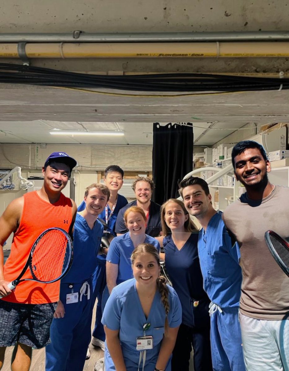 Can you spot the difference? 

Look at this outstanding crew. So proud of our vasectomy clinic med students and esteemed tennis playing vas cutting residents!!!