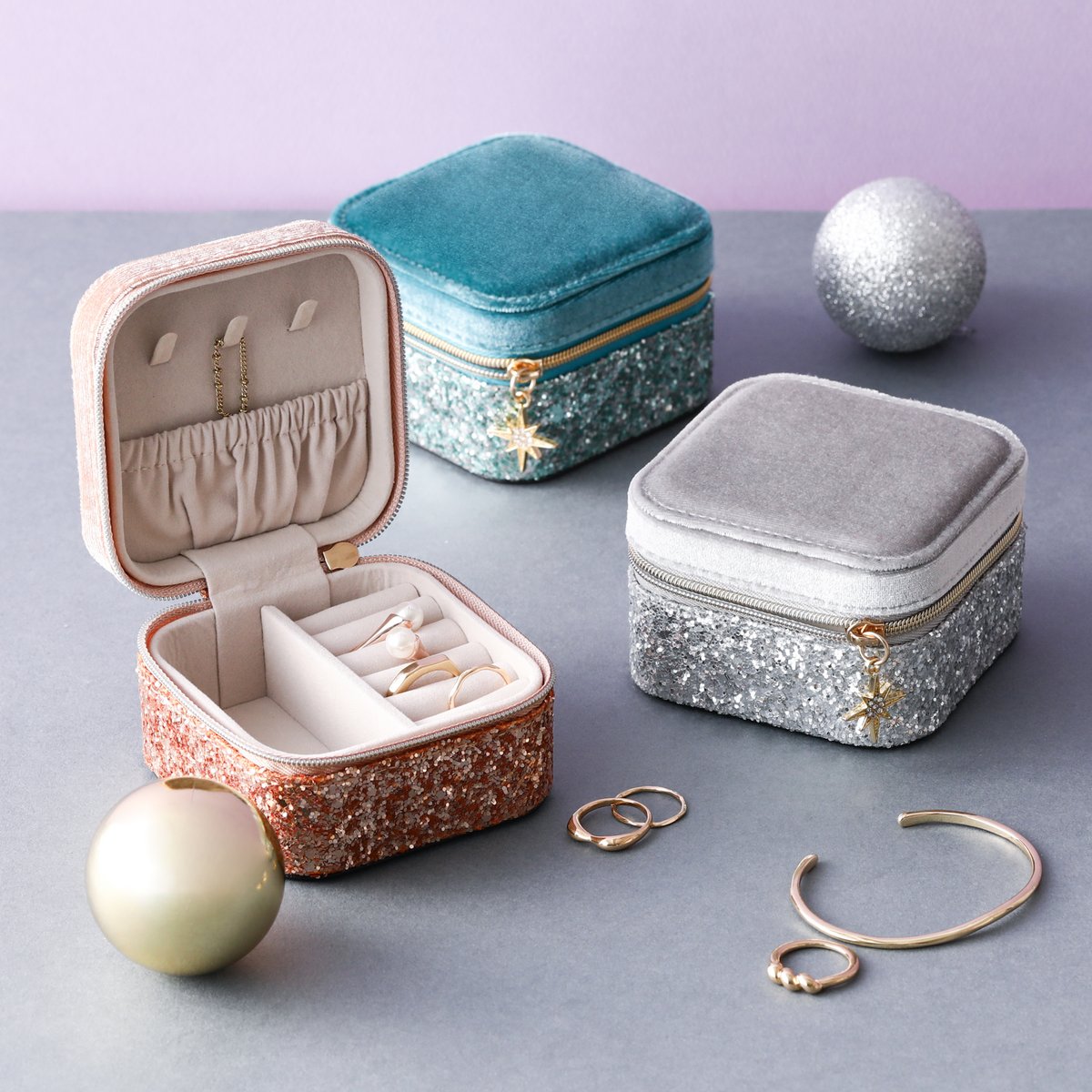 Francfranc フランフラン ヴィランズ ジュエリーボックス L 5人の