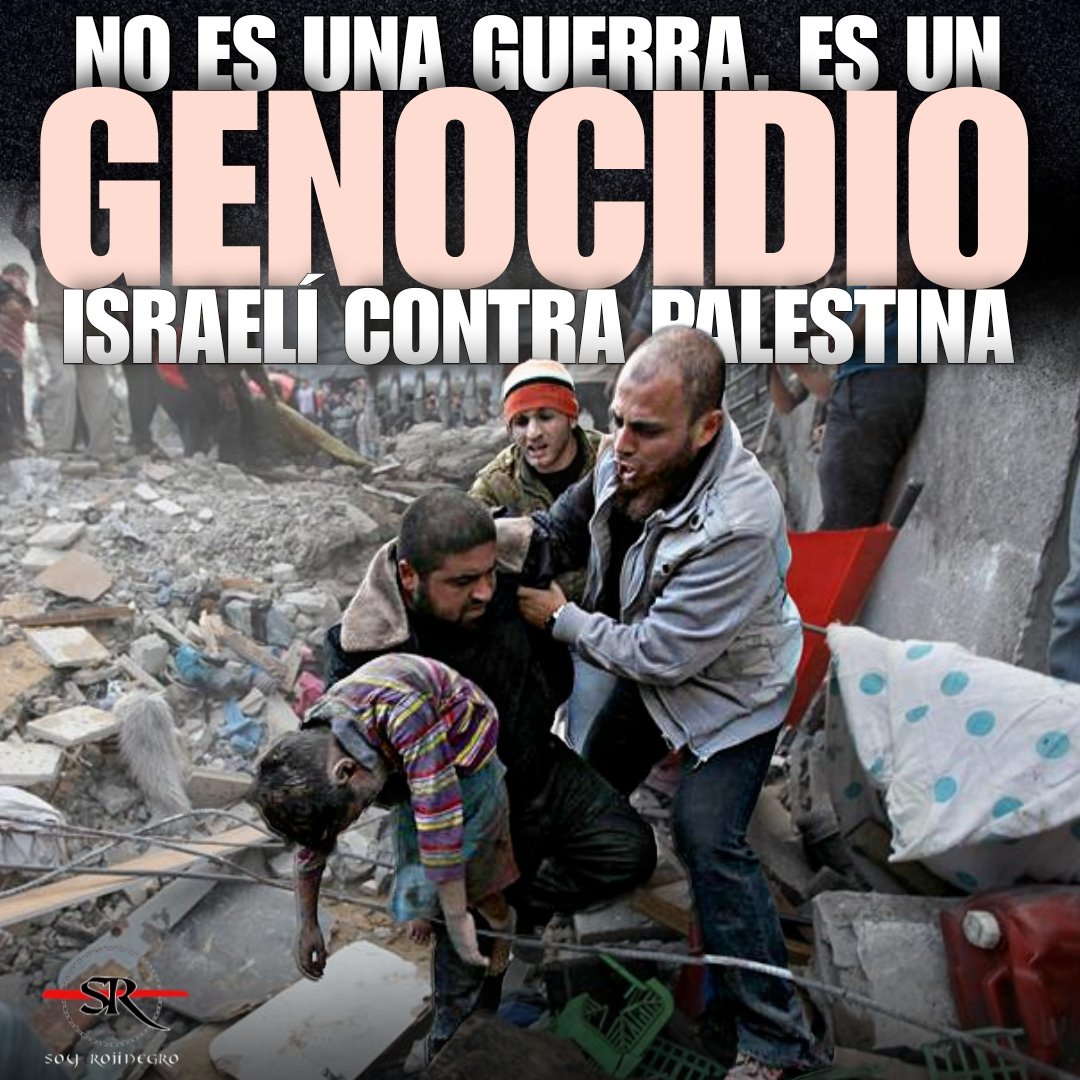 𝙉𝙤 𝙚𝙨 𝙪𝙣𝙖 𝙜𝙪𝙚𝙧𝙧𝙖, 𝙚𝙨 𝙪𝙣 𝙂𝙀𝙉𝙊𝘾𝙄𝘿𝙄𝙊 𝙘𝙤𝙣𝙩𝙧𝙖 𝙩𝙤𝙙𝙤 𝙪𝙣 𝙥𝙪𝙚𝙗𝙡𝙤!

#𝙏𝙤𝙙𝙤𝙨𝙎𝙤𝙢𝙤𝙨𝙋𝙖𝙡𝙚𝙨𝙩𝙞𝙣𝙖 🇵🇸🇵🇸🇵🇸
#𝙑𝙞𝙫𝙖𝙋𝙖𝙡𝙚𝙨𝙩𝙞𝙣𝙖𝙇𝙞𝙗𝙧𝙚 🇵🇸🇵🇸🇵🇸

🔴⚫❎🇳🇮🇳🇮🇳🇮🤜🤛
𝓢𝓸𝔂 𝓡𝓸𝓳𝓲𝓷𝓮𝓰𝓻𝓸