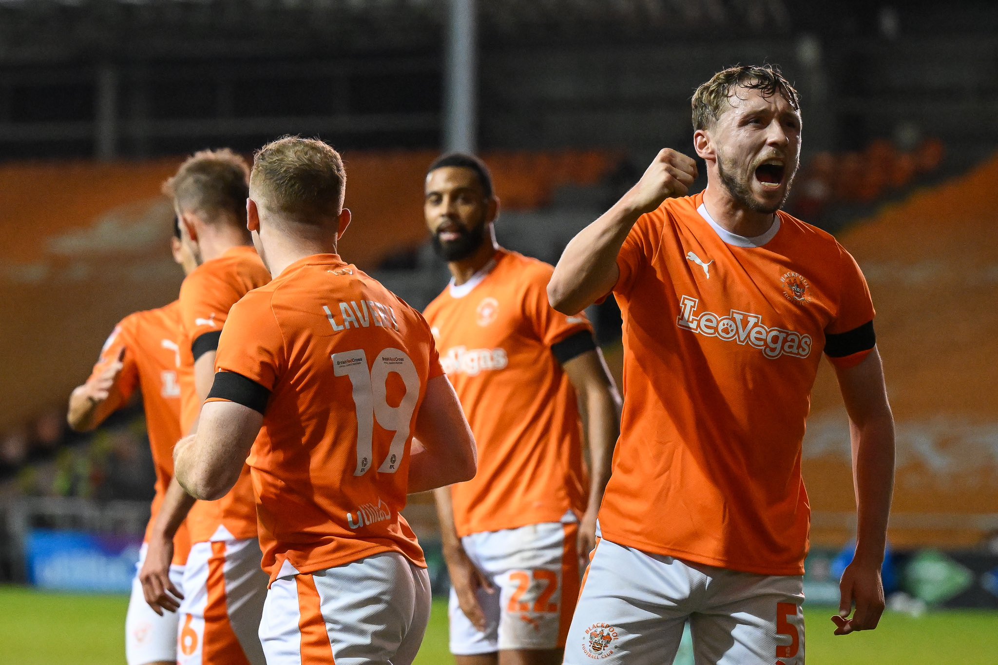 Blackpool FC - FT, Cardiff City 1 Blackpool 1 🍊 #UTMP