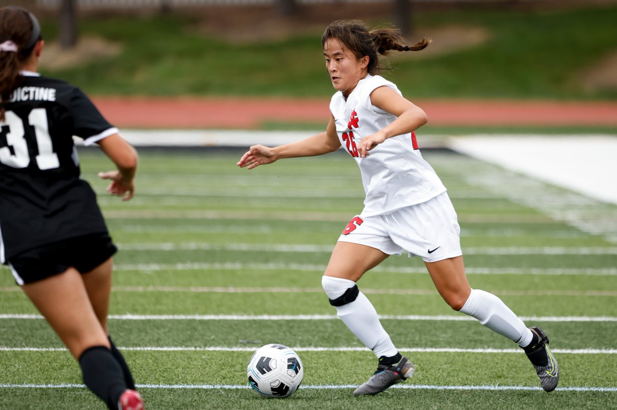 NCC_Athletics's tweet photo. @NCC_WSoccer sweep for the second straight week in CCIW player of the week awards with complementing efforts from Jordan Lange and Katie Huey! They helped the program clinch their first ever regular-season champion title. 

📰| https://t.co/eiSwIHOQ2F

#WeAreNC https://t.co/eUaLs4avgg