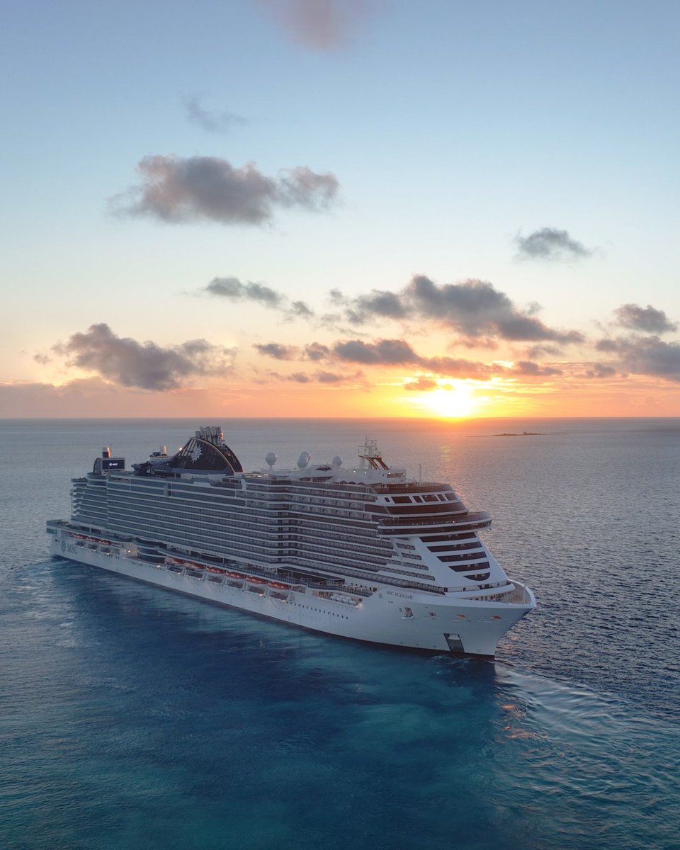 Sailing the Caribbean all winter long, #MSCSeascape will bring you to stunning tropical destinations and in between them, you can watch as the sun paints the sky in the most magnificent colours. 💙
Discover MSC Seascape's winter 2023-2024 itineraries. bit.ly/4768pYP
