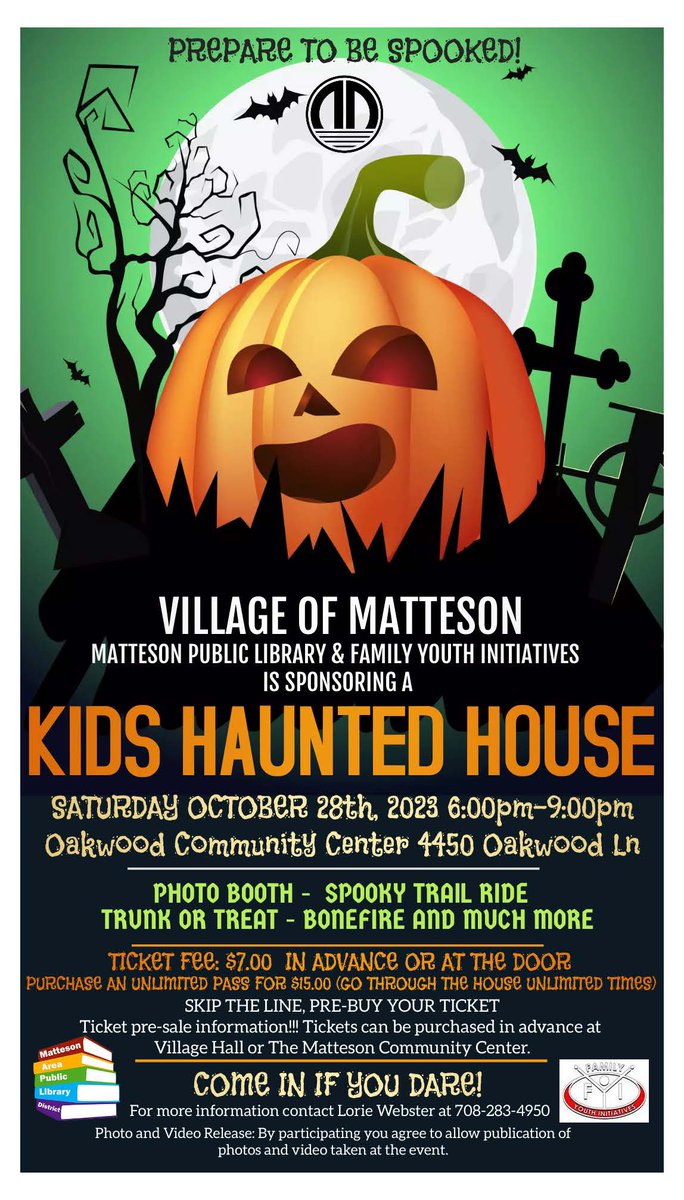 Don't miss out on the Halloween festivities – it's going to be a blast! #HalloweenFun #spookyseason #mattesonevents