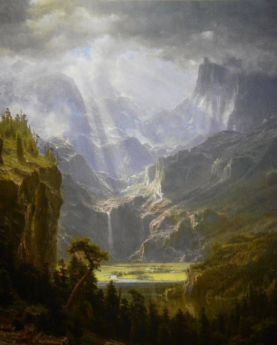 Anc_Aesthetics's tweet photo. The Rocky Mountains, Lander's Peak by Albert Bierstadt (1863) https://t.co/ED2a6B1wdZ