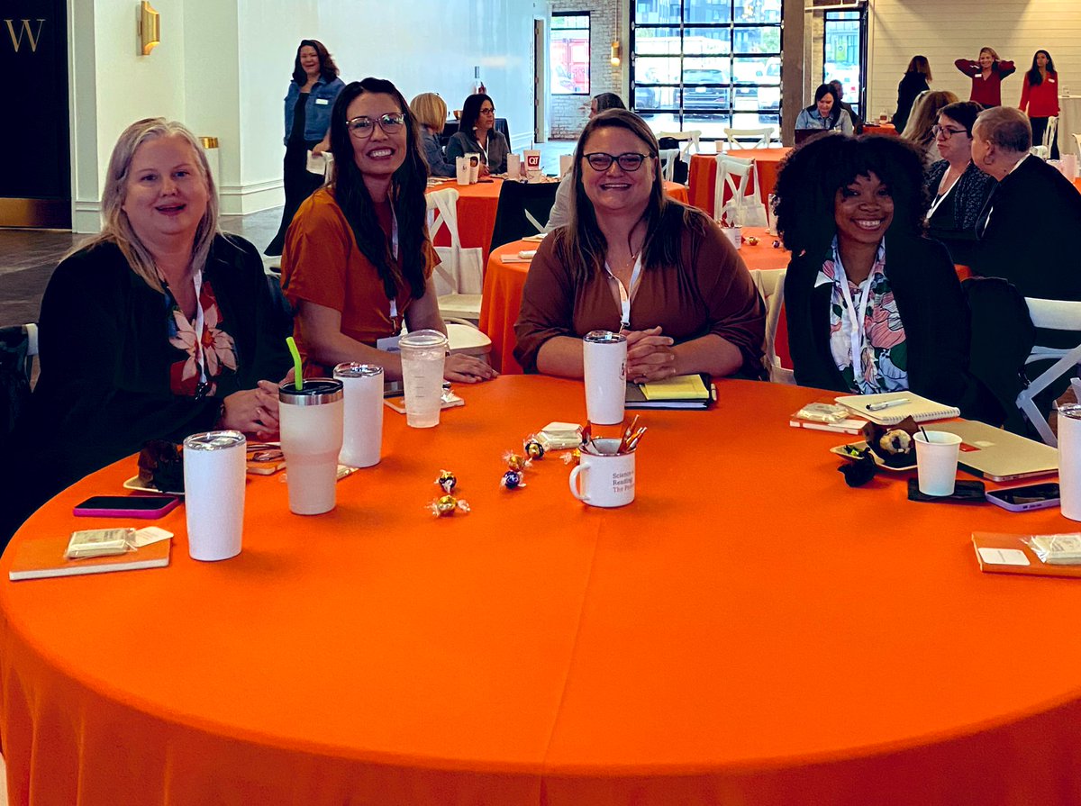 AlliRice4's tweet photo. 🧡Loved every minute of today’s I-70 SoR event listening to @MsKurto &amp; @MitchellBrookns🧡

Then, I joined @RaytownSchools &amp; @SHSchools on stage to talk about the positive impact #CKLA has had on our districts!

#ittakesaleague #literacyisliberty https://t.co/SF3F9Z4WBW