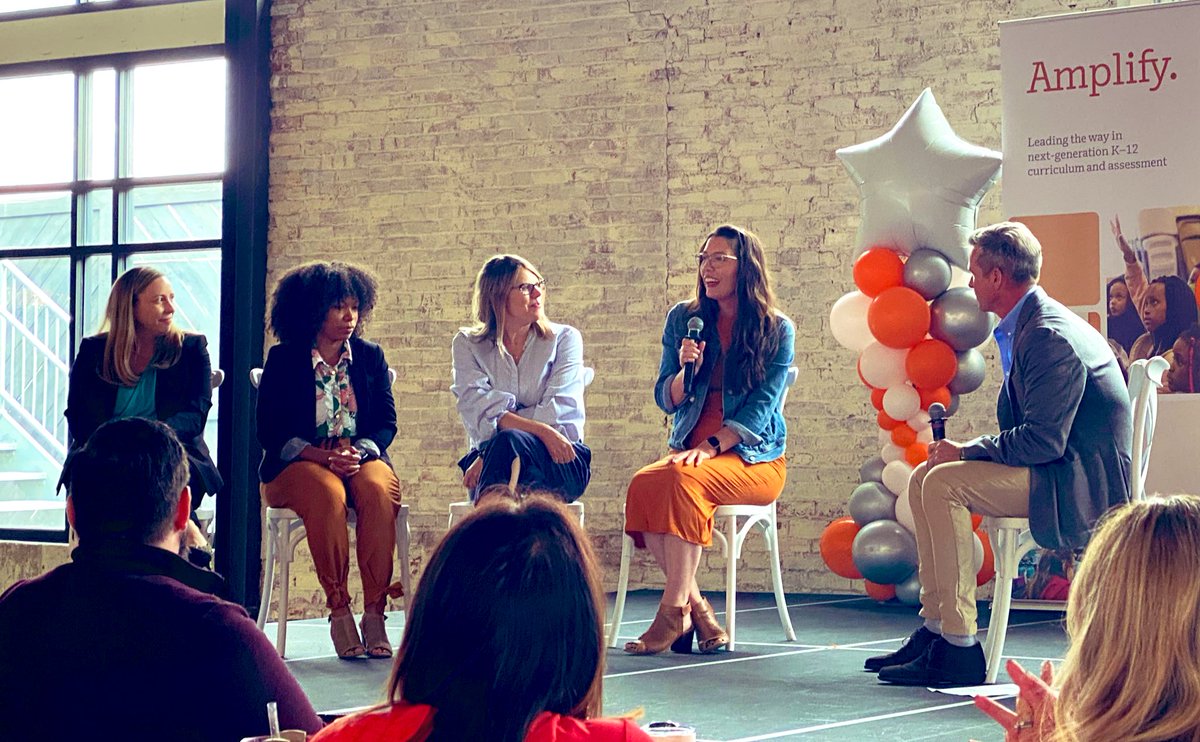 AlliRice4's tweet photo. 🧡Loved every minute of today’s I-70 SoR event listening to @MsKurto &amp; @MitchellBrookns🧡

Then, I joined @RaytownSchools &amp; @SHSchools on stage to talk about the positive impact #CKLA has had on our districts!

#ittakesaleague #literacyisliberty https://t.co/SF3F9Z4WBW