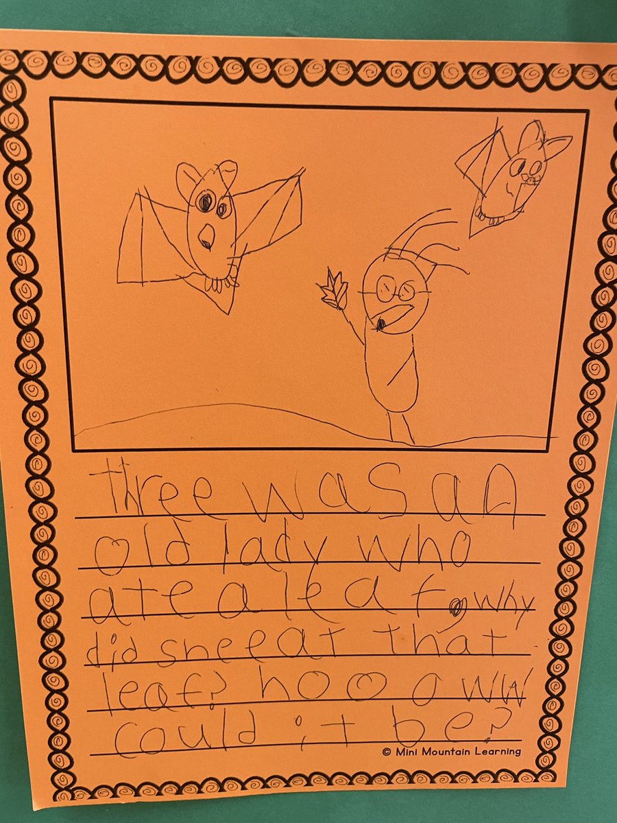 Jones_Teaches's tweet photo. We loved writing about the journey these leaves took that were sent to us from Maine! We love this annual tradition of exploring a sign of the changing seasons from other places. Fall fun! 🍁 @HMECardinals #hmeproud https://t.co/lXafe2Rmgh