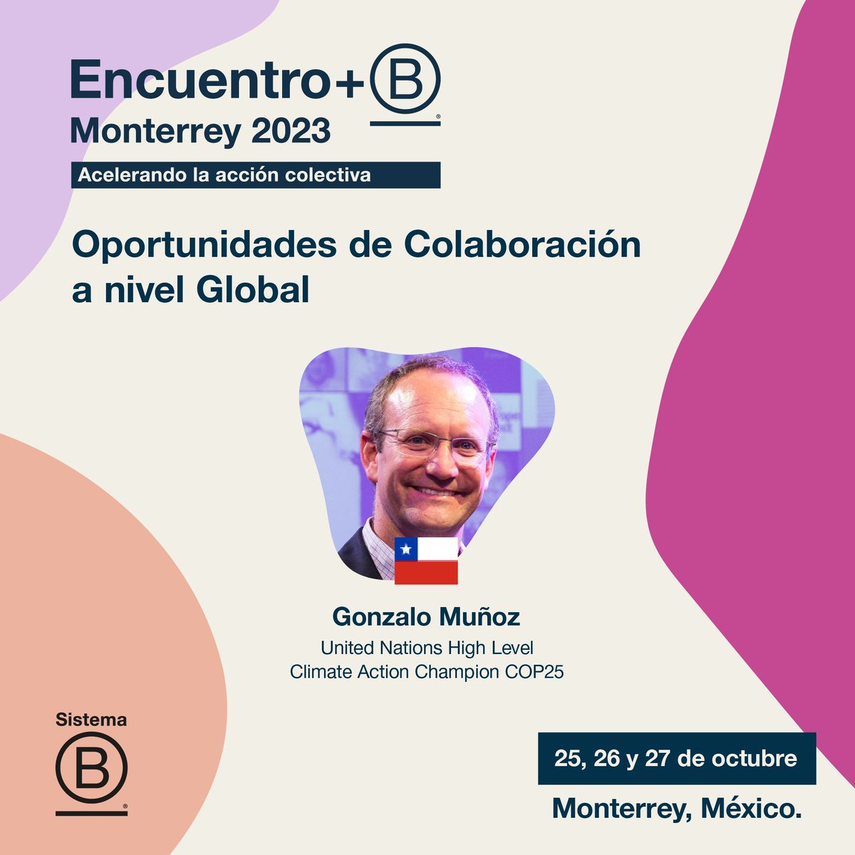 ¡Seguimos con las charlas del Encuentro+B Monterrey 2023! ¿Quieres saber qué te espera el día 1? ¡Desliza aquí y conoce algunas de nuestras charlas! Descubre más en encuentrob.com. #EncuentroB #EmpresasB #SistemaB
