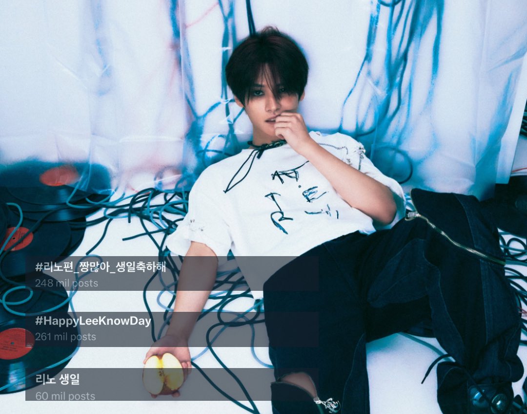 LKglobal_'s tweet photo. 🌐Trending | Twitter South Korea 🇰🇷

#1 #리노편_짱많아_생일축하해 trending over 248k tweets 

#2 #HappyLeeKnowDay trending over 261k tweets 

#10  리노 생일 (Lee Know Birthday)  trending over 60k tweets https://t.co/nIMmLltSPC