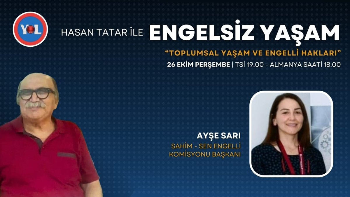 2030AgendaSDG's tweet photo. BM Engelli Hakları Sözleşmesinin ülkemizde yürürlüğe girmesinin 14.yıldönümünde TOPLUMSAL YAŞAM VE ENGELLİ HAKLARINI Konuşacağız
Ayşe Sarı
Sosyal Hizmet Uzmanı
SAHİMSEN Engelliler Komisyonu Başkanı 
#CRPD
@Sahimsen_ https://t.co/VAEgfPL5dM
