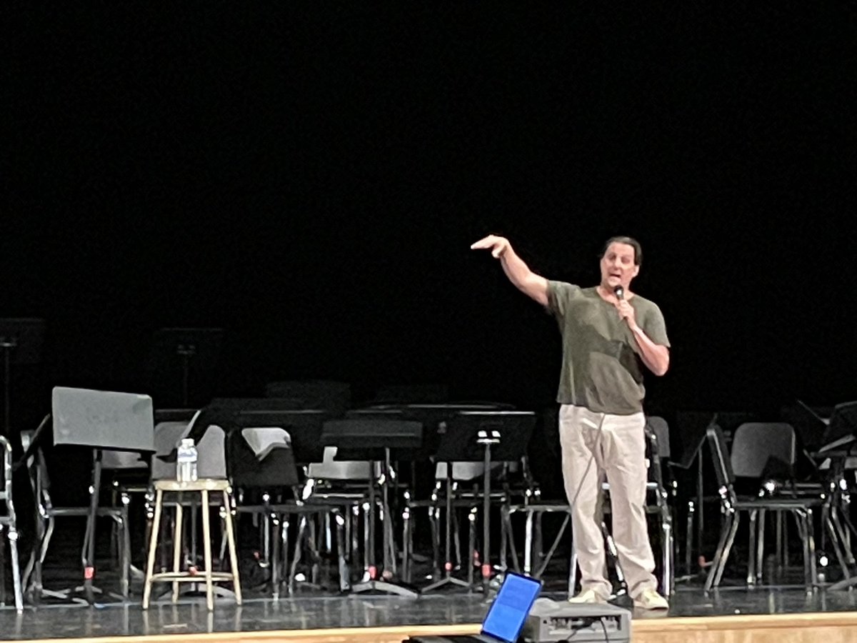 What a powerful day for grades 6,7 and 8 with international author, screenwriter, speaker and educator. Mr. Cartaya shared stories and made connections with our students through family and culture. Direct experiences made in his writing and life events. Amazing day! @phcartaya