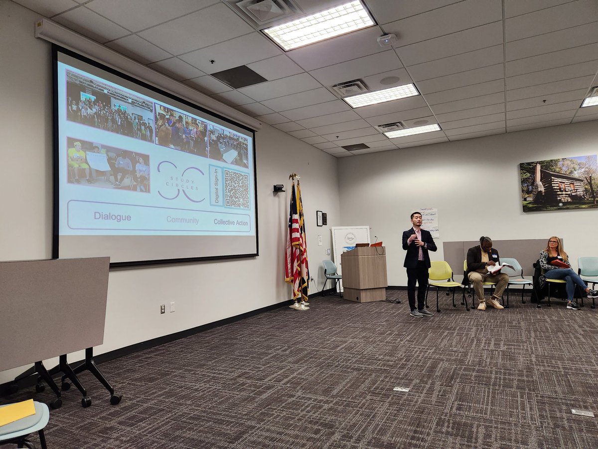 mcpsequityteam's tweet image. Great job by our Study Circles Coordinator @mrdarwinwong and other members of the Equity Unit for leading an awesome first day of Study Circles facilitation training. #DialogueToAction