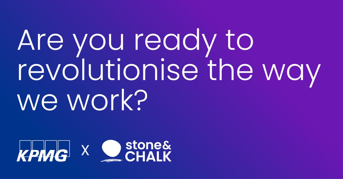 Developing tech that solves workforce-related issues? Supercharge your startup's growth with the @KPMG x Stone & Chalk Future Tech Program. We're supporting workforce tech startups by offering them everything they need to succeed. Applications close soon: hubs.ly/Q026xn6c0