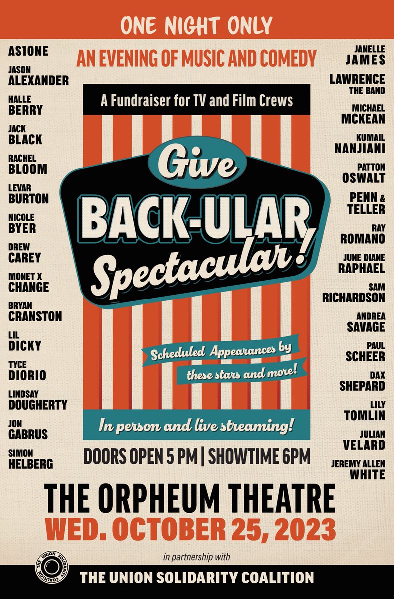 BREAKING NEWS! You can now get BOGO 50% off tickets for tomorrow’s @tusctogether Give Back-ular Spectacular! Use the code ‘solidarity’ at checkout and support crews while enjoying this incredible line up!