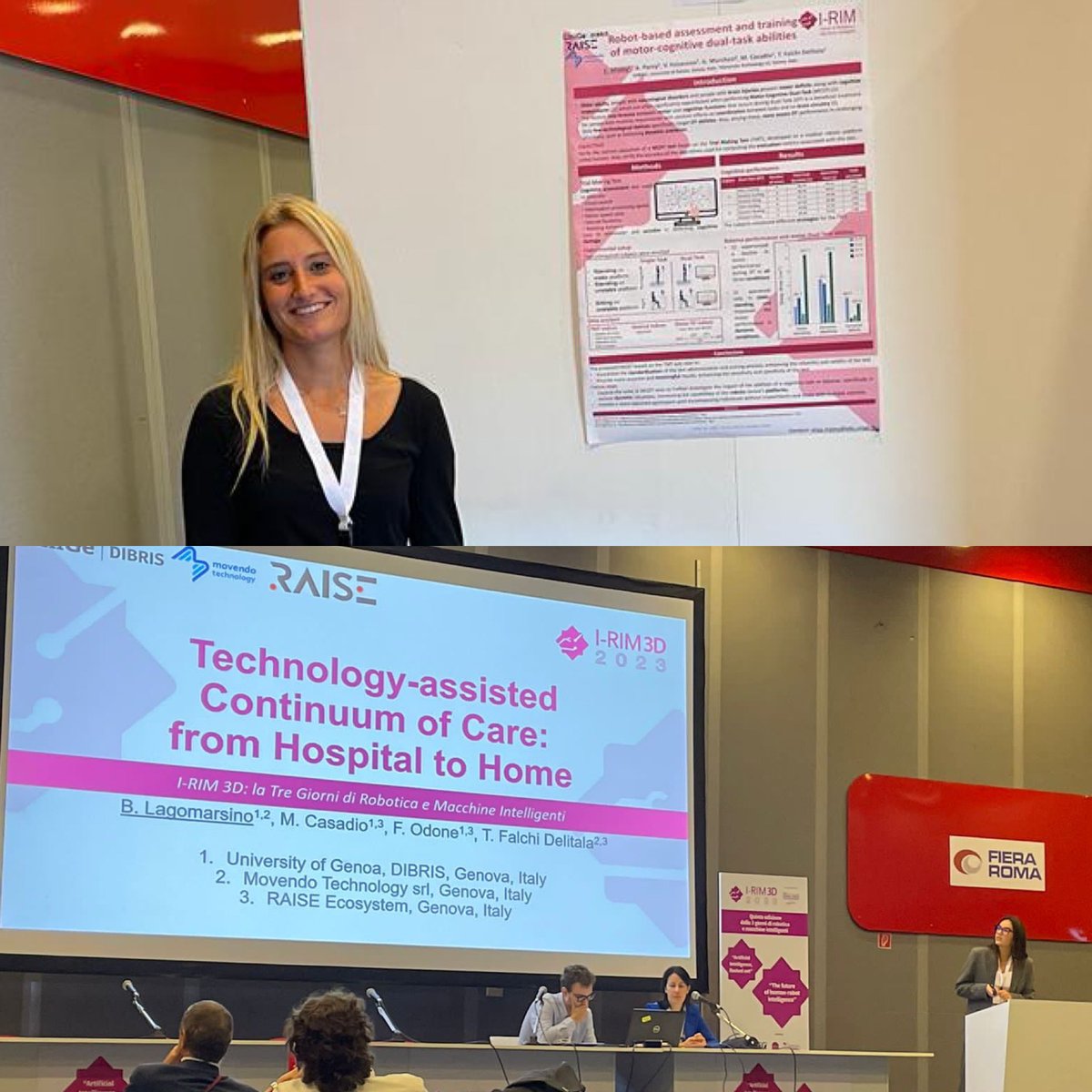 NeuroLab UniGe (@neurolabunige) on Twitter photo Last week, <a href="/Bea_Lagomarsino/">beatrice lagomarsino</a> and <a href="/ElisaMisley/">Elisa Misley</a>, presented their research on #assistive #technologies for #rehabilitation and #robotBased #assessment and #training of #Motor #cognitive #abilities at the <a href="/_I_RIM_/">I-RIM</a> conference,in synergy with <a href="/MakerFaireRome/">Maker Faire Rome - The European Edition</a>! <a href="/movendotech/">movendo</a> #bestAbstract Last week, <a href="/Bea_Lagomarsino/">beatrice lagomarsino</a> and <a href="/ElisaMisley/">Elisa Misley</a>, presented their research on #assistive #technologies for #rehabilitation and #robotBased #assessment and #training of #Motor #cognitive #abilities at the <a href="/_I_RIM_/">I-RIM</a> conference,in synergy with <a href="/MakerFaireRome/">Maker Faire Rome - The European Edition</a>! <a href="/movendotech/">movendo</a> #bestAbstract