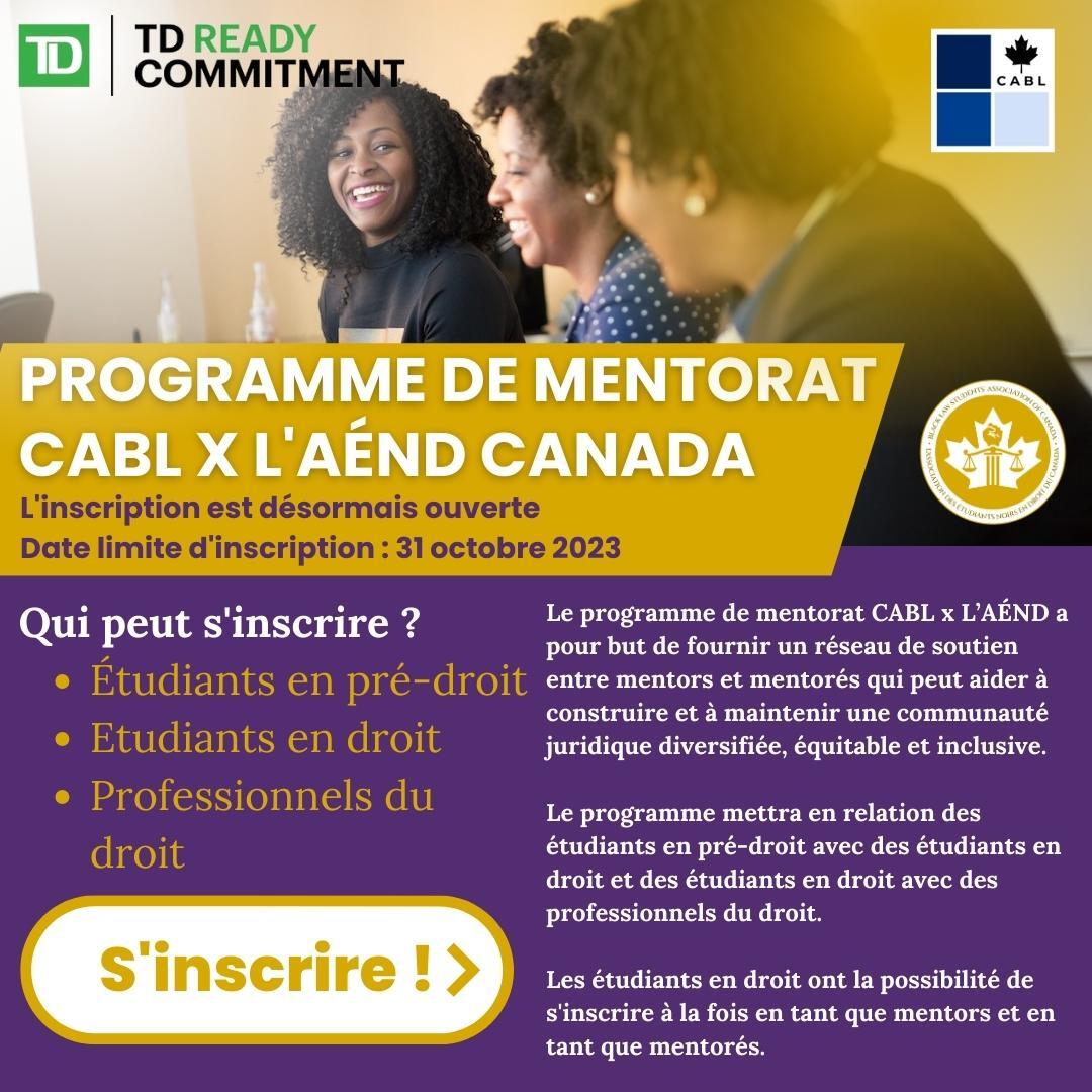 blsacanada's tweet photo. Si vous souhaitez devenir mentor, mentoré ou les deux, inscrivez-vous ici : https://t.co/guEdckGZfC https://t.co/by9eUAdB8k