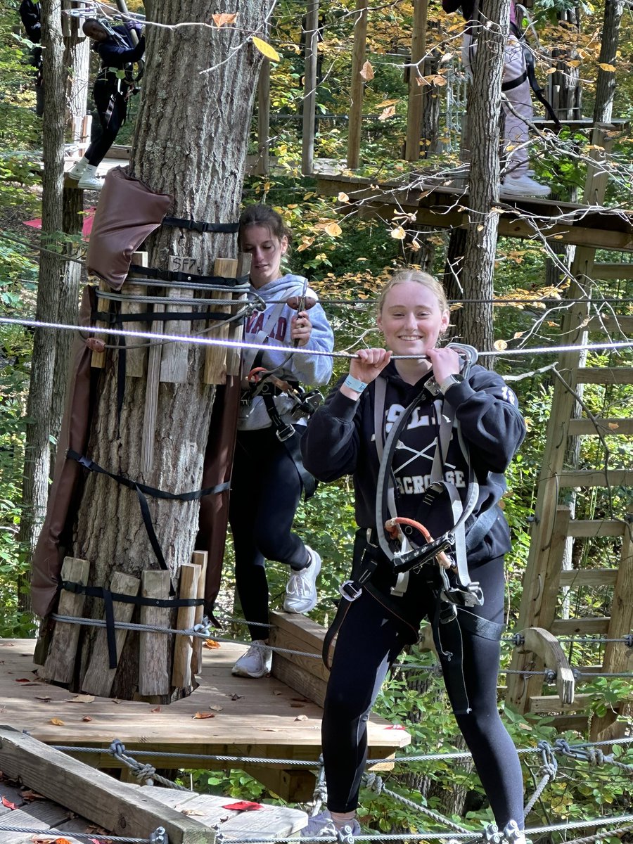 counselornhall's tweet image. Buccaneer University’s first field trip! As mentors, we ask 8th and 9th graders to step out of their comfort zones and try new things. Today, we did the same as we navigated The Adventure Park! #TeamBuilding #Leadership