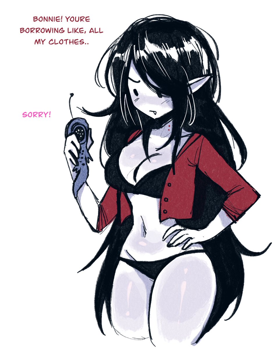 sometimes i try to draw something and it just turns into marceline