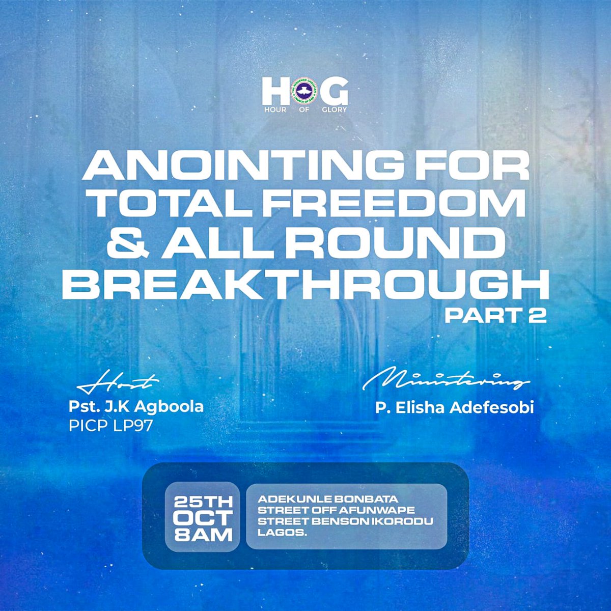 ElishaAdefesobi's tweet photo. God is not done yet, he his still in the Act of performing Jaw breaking Testimonies
You are next in line to testify, Invite every one around you
#RCCG
#rccgworldwide
#TellTheWorld
#hourofglory
#totalfreedomwednesday
#ElishaAdefesobi
#GodOfImpossibilities https://t.co/MOwNoVnUrB