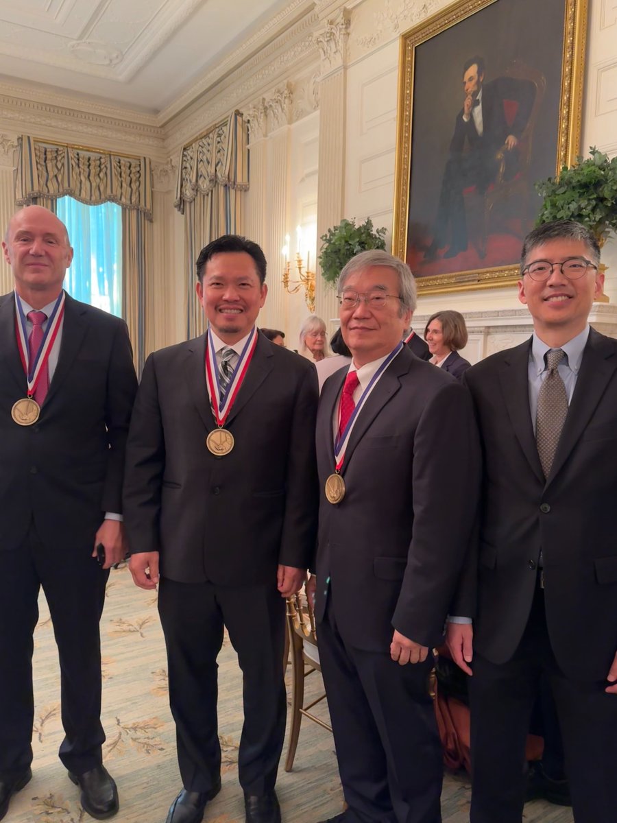 Michael F. Chiang, MD (@neidirector) on Twitter photo Congratulations to David Huang (<a href="/CaseyEye/">OHSU Casey Eye</a>), Jim Fujimoto & Eric Swanson (<a href="/MIT/">Massachusetts Institute of Technology (MIT)</a>) for receiving the National Medal of Technology & Innovation for development of OCT imaging from President Biden today!
A revolution in eye care & research.
Photo credit: Ryan K. Morris <a href="/NSTMF/">National Medals</a>. Congratulations to David Huang (<a href="/CaseyEye/">OHSU Casey Eye</a>), Jim Fujimoto & Eric Swanson (<a href="/MIT/">Massachusetts Institute of Technology (MIT)</a>) for receiving the National Medal of Technology & Innovation for development of OCT imaging from President Biden today!
A revolution in eye care & research.
Photo credit: Ryan K. Morris <a href="/NSTMF/">National Medals</a>.