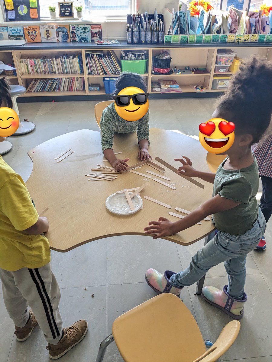 MsThorogood's tweet photo. Our Tinker Tuesday challenge had us not only having fun, but working on our collaboration skills! Turn taking, listening to others' ideas, being respectful even if we disagree, and most of all - having fun together! @DesmondHDSB https://t.co/q2J2KcGXMY