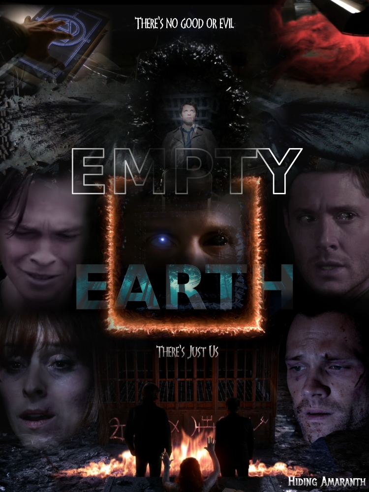 Empty Earth - Chapter 21 is online! archiveofourown.org/works/31102649
Length: 93,625 (WIP)
Rating: not rated yet
Relationships: Dean/Castiel, Sam/Rowena, Jack &amp; Dean, Jack &amp; Crowley
Post-15x18, Fix-It, Plotty, Apocalypse, Rebellion in Hell, Empty Rescue, True Forms

#spn #destiel #samwena