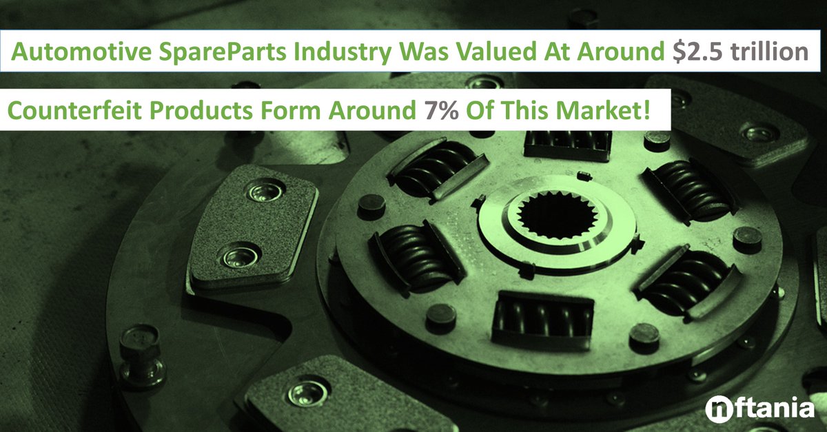 The global automotive market was valued at around $2.5 trillion in 2020, with counterfeit automotive parts accounting for about 5-7% of this market. NFTania's NFP technology can scan unique markers in critical parts, allowing real-time verification and enhancing safety and trust.