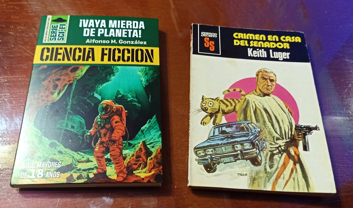 AntonioMatiola's tweet photo. Bolsilibro de Alan Dick y de regalo, un bolsi clásico. @GigameshTienda https://t.co/B7BZt2tW81