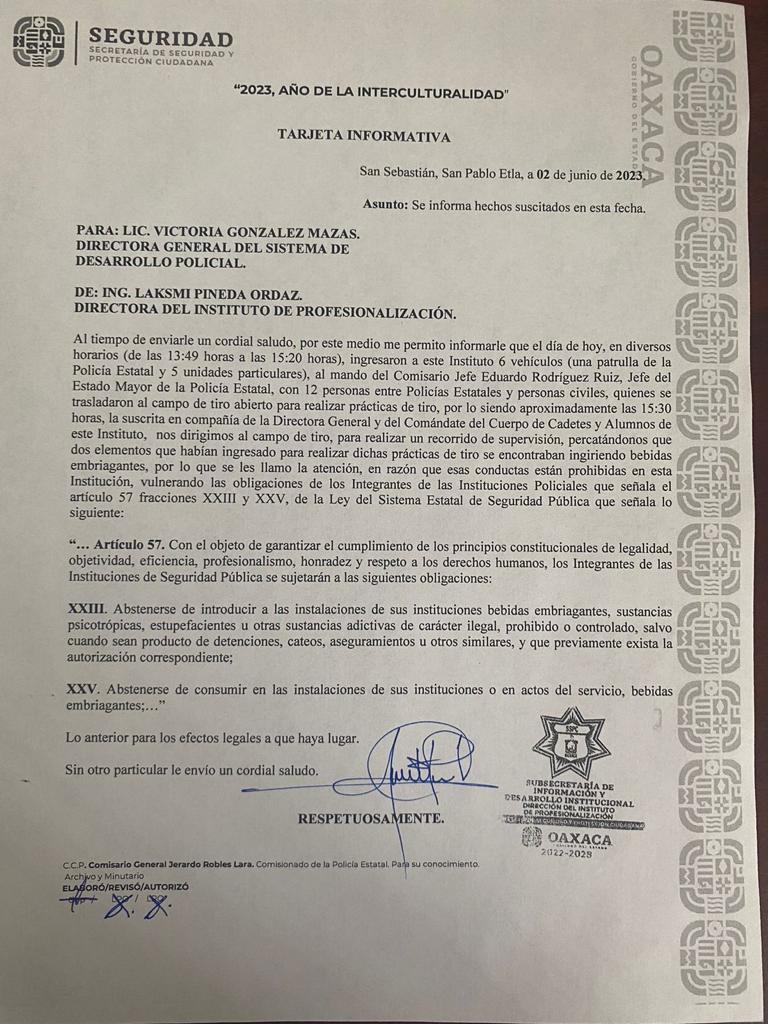 Consejo de honor y justicia <a href="/Policia_GobOax/">Policía Estatal</a> debe dar de baja a Eduardo Rodríguez ruiz <a href="/ELPINERO/">EL PIÑERO</a> <a href="/InquisidorOax/">InquisidorOax</a> <a href="/LagarrapataS22/">La Garrapata S-22</a> <a href="/ImparcialOaxaca/">El Imparcial de Oaxaca</a> <a href="/LeonRobusto/">León Robusto</a> <a href="/MLS_censura/">Medio Libre sin Cens</a> <a href="/salomonj/">Salomón Jara Cruz</a>  la <a href="/SSPC_GobOax/">SSPC Oaxaca</a>  nido de delincuentes uniformados