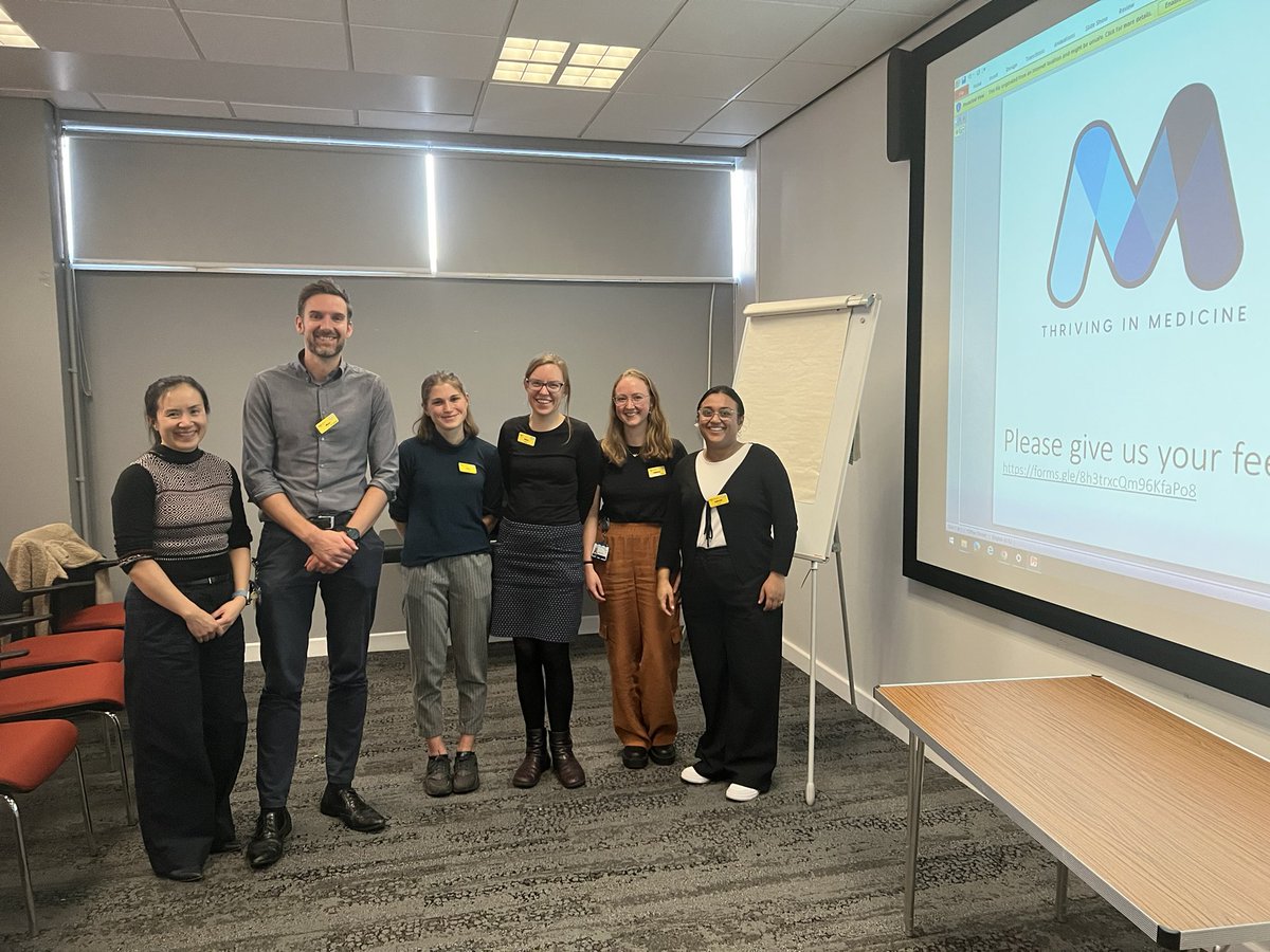doc_hnaqvi's tweet photo. The 1st @SWBHnhs session of #TiM of the year ✅ #beinghuman
📍A great audience of FY1s
📍A wealth of experience shared by @Mikeblaber &amp; like minded colleagues across all disciplines 
📍#managingenergy &amp; #knowingyoursupport 
📍wellbeing matters 

&amp; 🙏🏽@swbohw for your support💙 https://t.co/6cdlu0oIJV