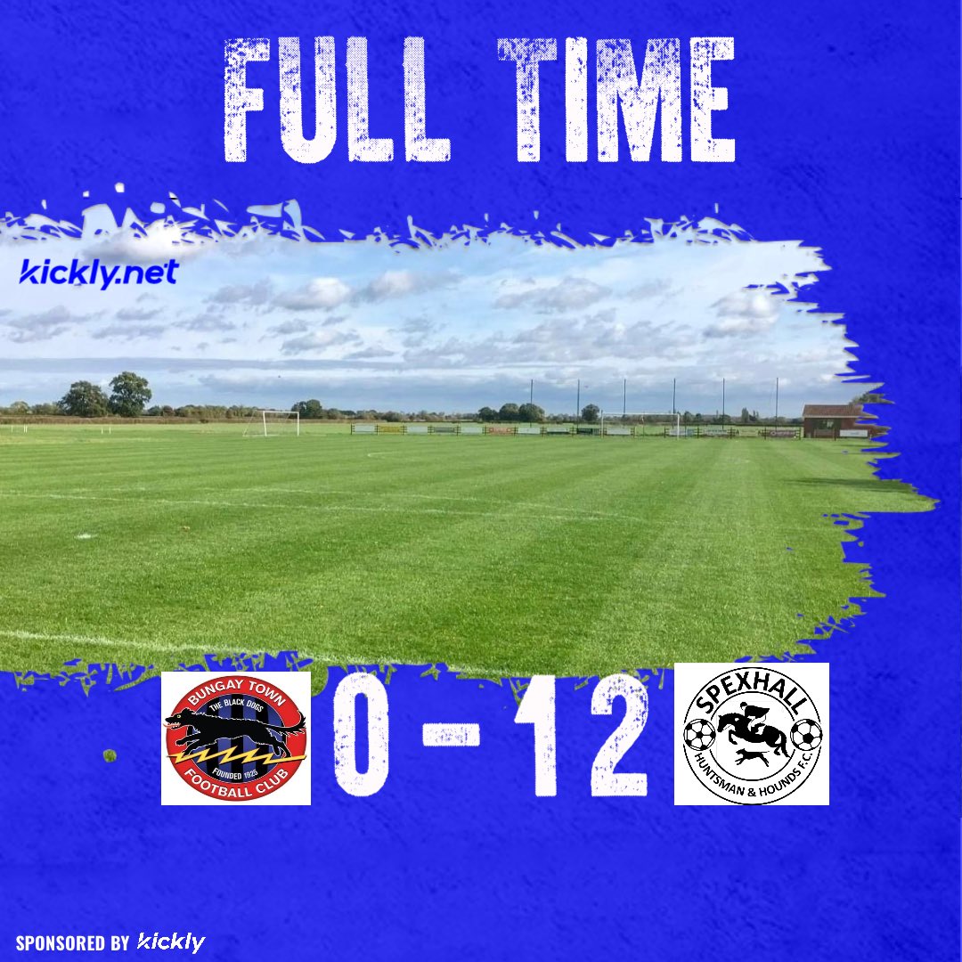 First team put in a great performance and won 12-0 against Bungay U23’s 
Goal scorers:
Jamie whiting ⚽️
Rio Regini-Peterson ⚽️
Ryan jones ⚽️⚽️⚽️
Toby einecker ⚽️⚽️
Luke besford ⚽️⚽️
James pavitt ⚽️
Danny boughton ⚽️
Shaun wigley ⚽️