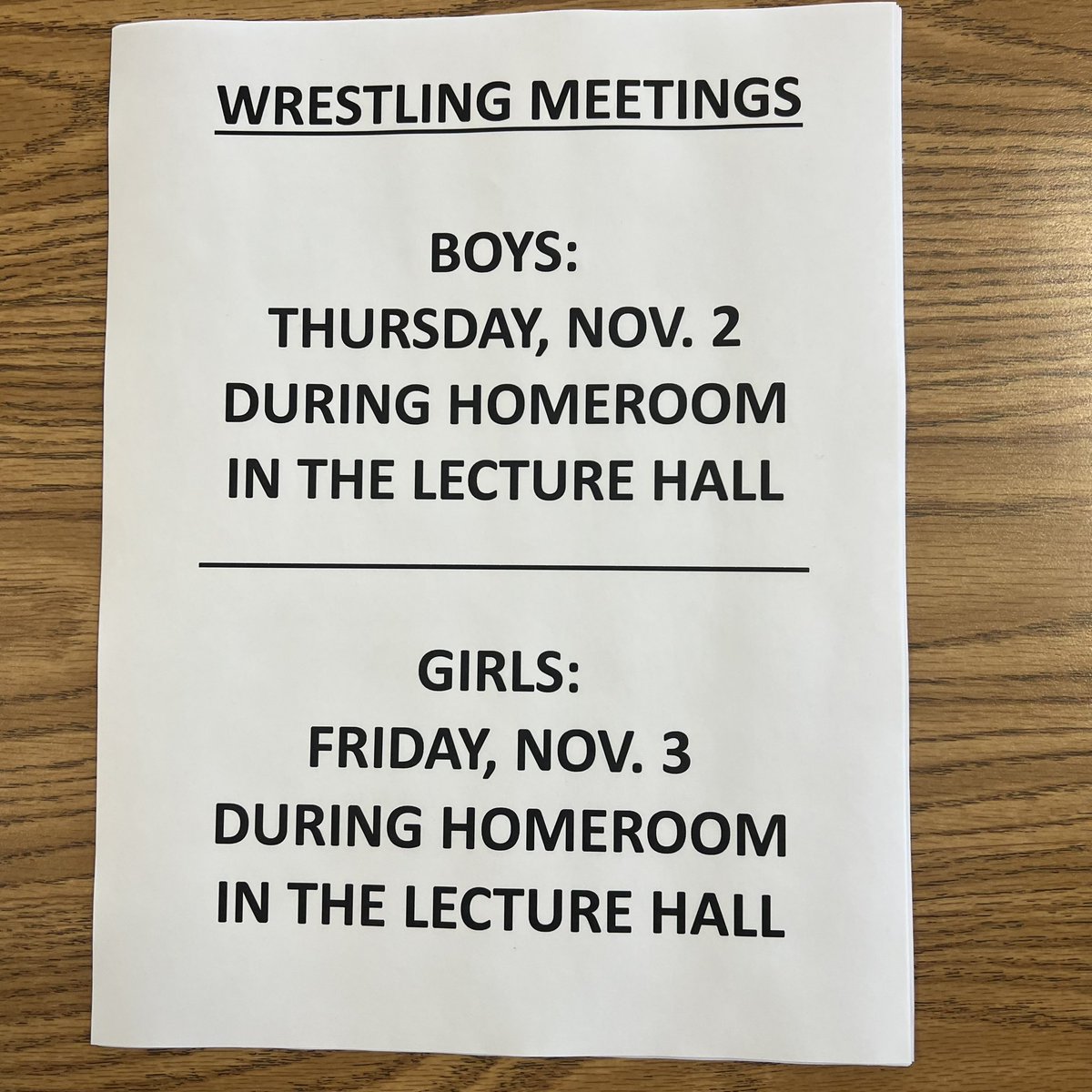 Change in plans due to the ACT meeting will be Thursday not Wednesday