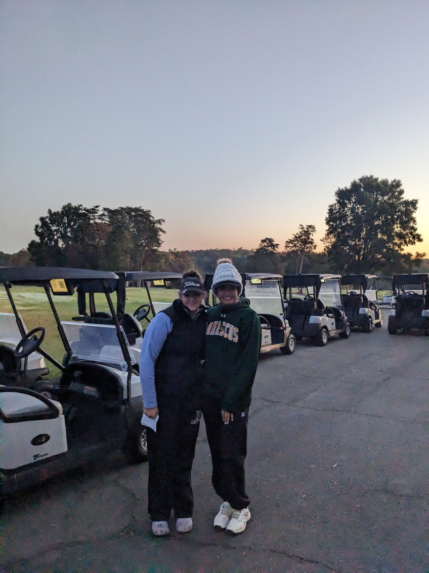 KyleForeman19's tweet photo. Congratulations to Sady for shooting a 78 and Ellie with her personal best a 83, and both advancing to the final day of States. Good luck tomorrow. https://t.co/Dadmxu9drK