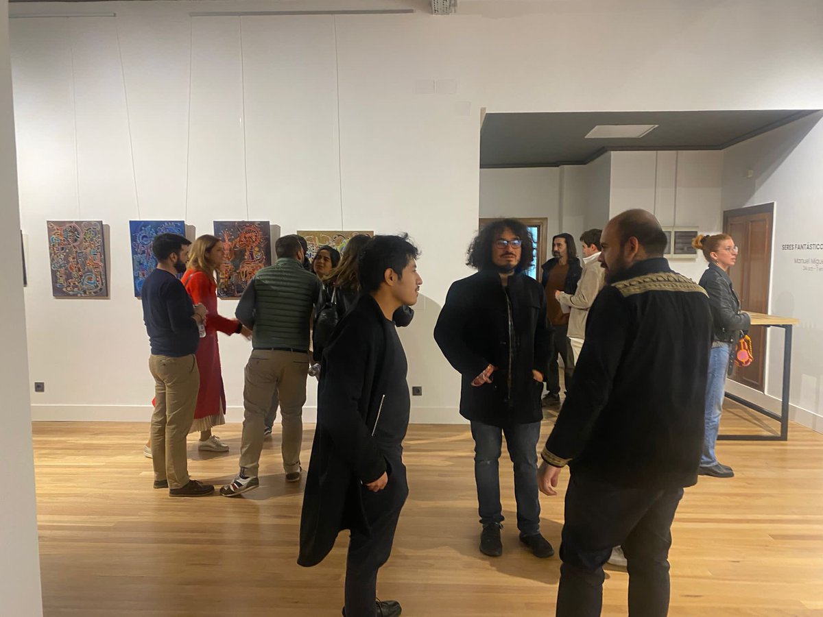 Ecientoveinte's tweet photo. Hoy inauguramos la exposición “Seres fantásticos” de Manuel Miguel en nuestro espacio en Madrid.

Manuel Miguel es el primer artista invitado y expone 12 obras que exploran el misticismo de la imaginación mexicana. 

La exposición estará abierta hasta el 7 de enero de 2024. https://t.co/bj1bYANSkt