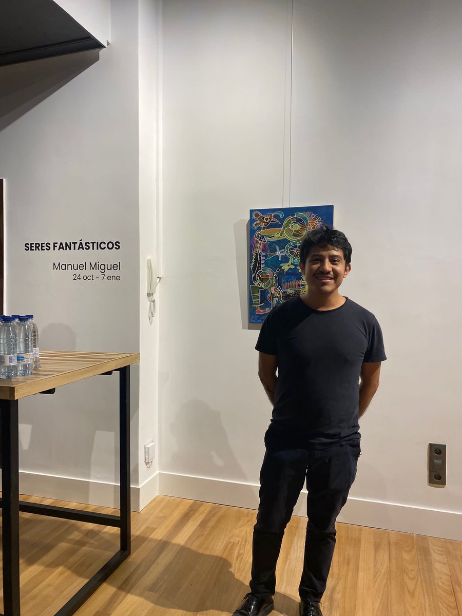 Ecientoveinte's tweet photo. Hoy inauguramos la exposición “Seres fantásticos” de Manuel Miguel en nuestro espacio en Madrid.

Manuel Miguel es el primer artista invitado y expone 12 obras que exploran el misticismo de la imaginación mexicana. 

La exposición estará abierta hasta el 7 de enero de 2024. https://t.co/bj1bYANSkt