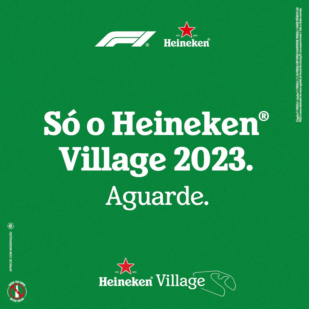 As fotos do Heineken® Village 2022 ficaram ótimas. Um sinal de que em 2023 vai ser tudo ainda melhor. Dias 3, 4 e 5 de novembro, em Interlagos. Te esperamos lá. #AprecieComModeração