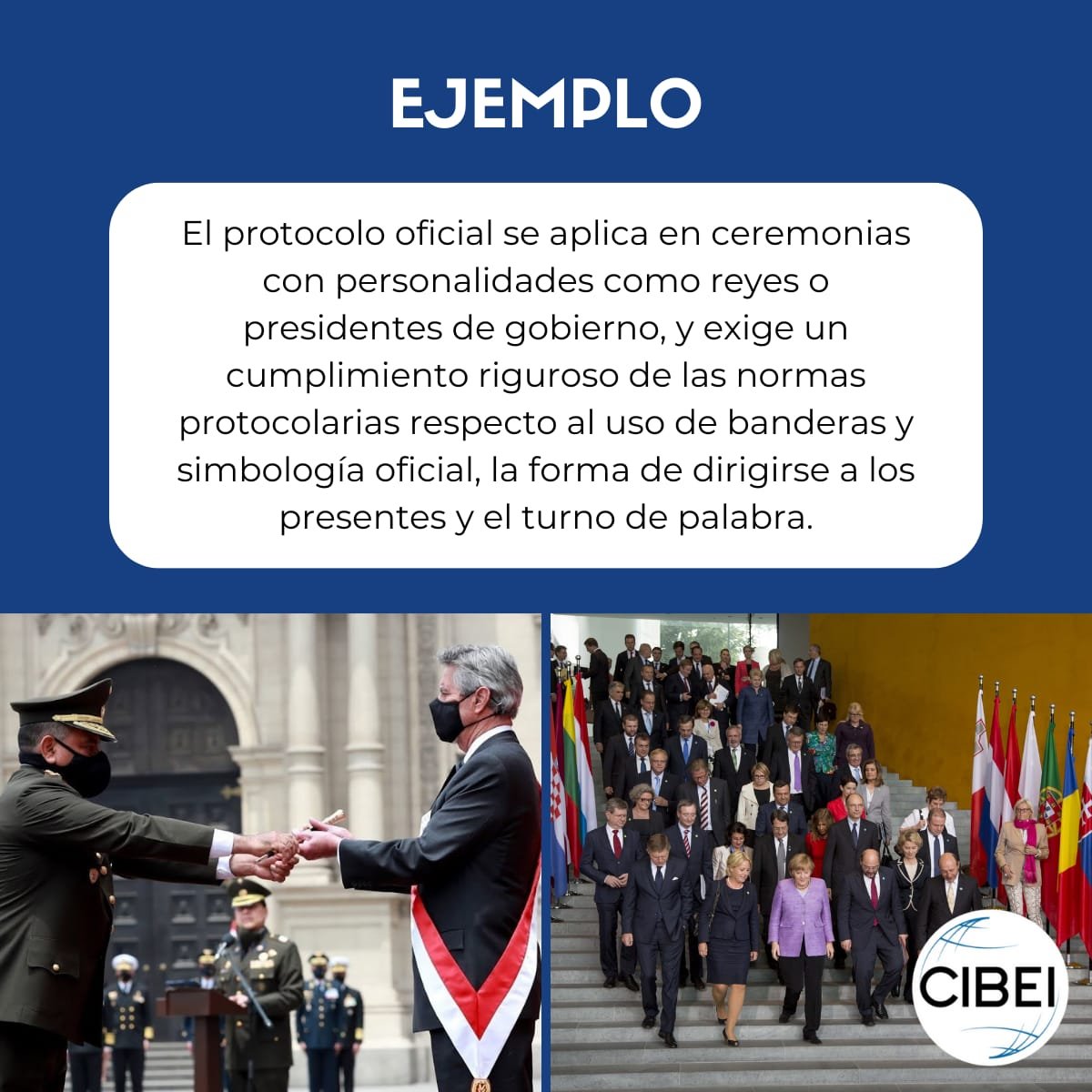 FormacionCIBEI's tweet photo. De seguro has escuchado el término "protocolo oficial", sobre todo si eres Internacionalista, quizás no sepas a cabalidad qué implica, pero este día #CIBEI te lo explica.
#Internacionalista #protocolo #protocolooficial #diplomacia #Diplomático #relacionesinternacionales https://t.co/NAGYL9ZxEx