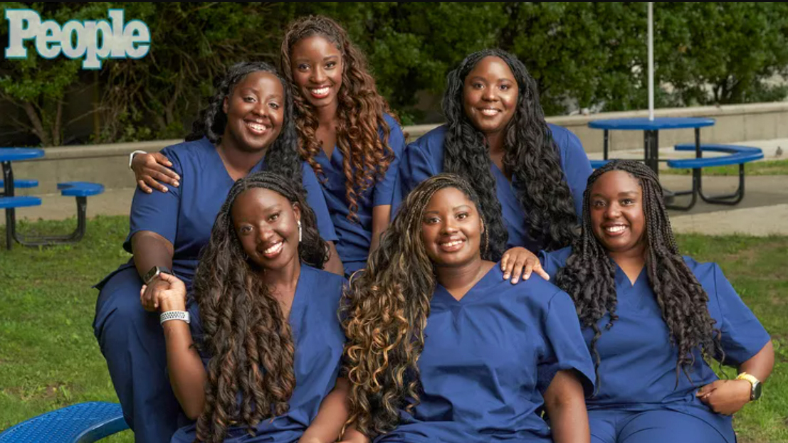 SUNY's tweet photo. Check it out! 👀 This group of six SUNY sisters becoming nurses at @SUNYOldWestbury was featured in @people magazine. 

🔗: https://t.co/WPwosBkaJr https://t.co/TEeuHzG8d3