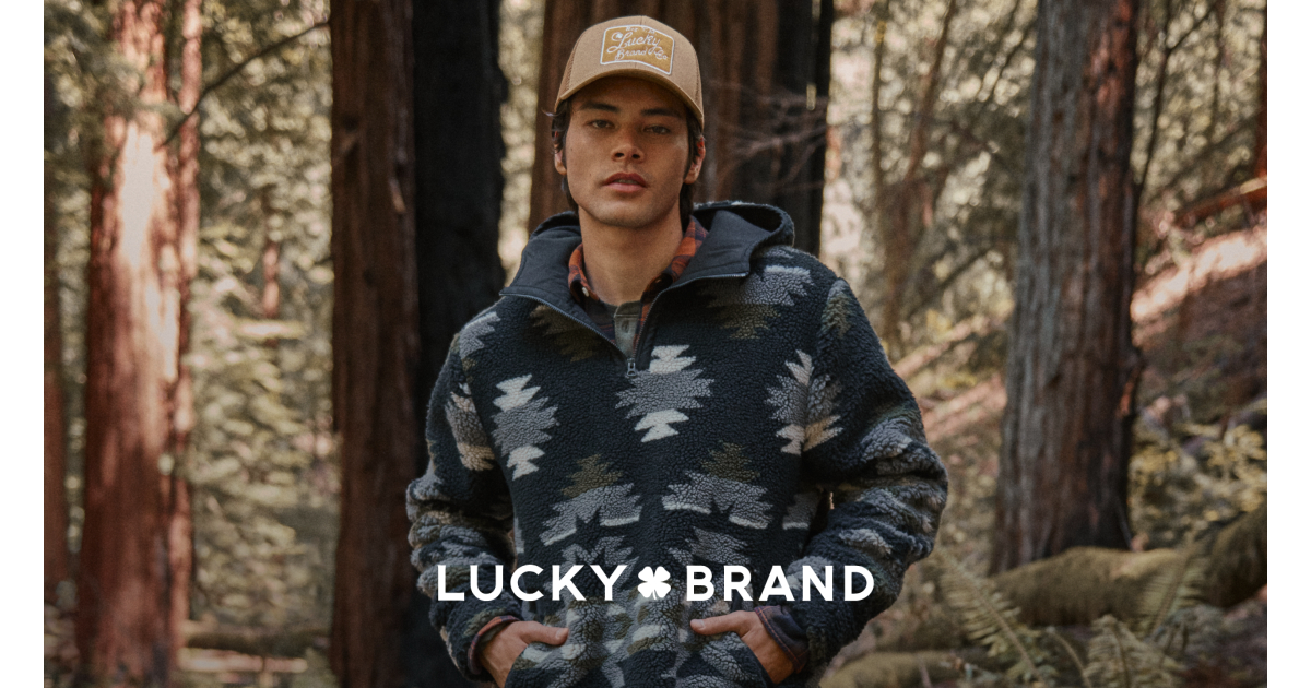 New styles are in stores @luckybrand! 
Shop great jeans, sweaters, outerwear and more to wear all season long.