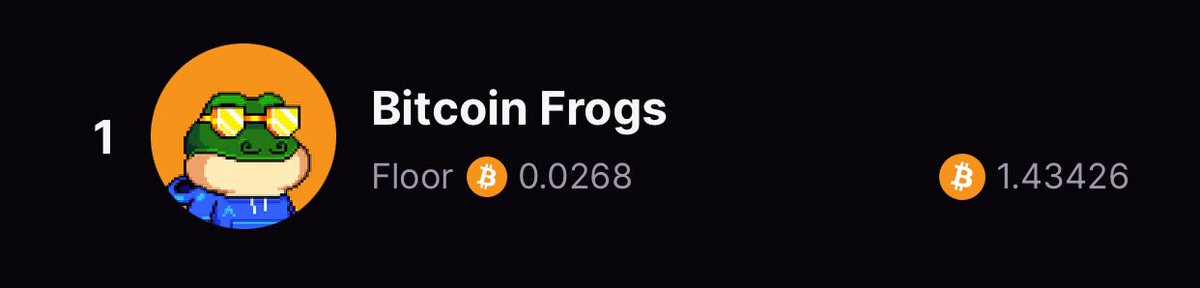 THE FROGS TRENDING #1 

#RIBBIT

🐸🟧