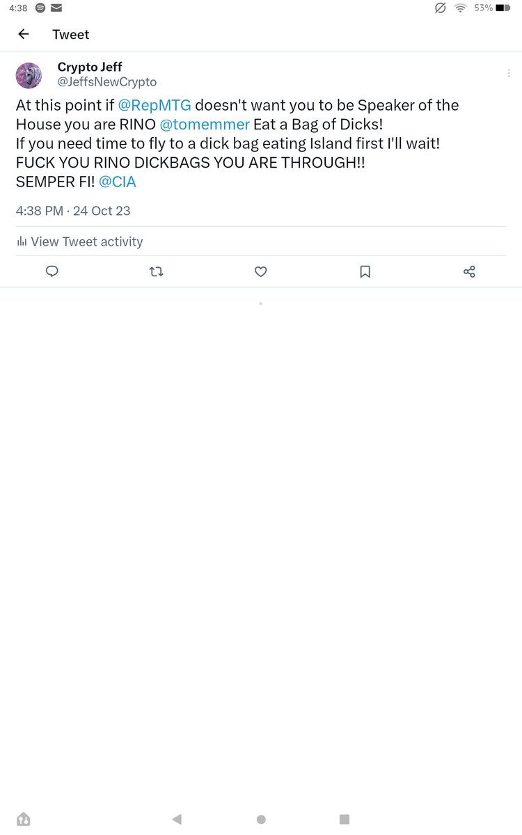 JeffsNewCrypto's tweet photo. @catturd2 https://t.co/R1NLuR9syx