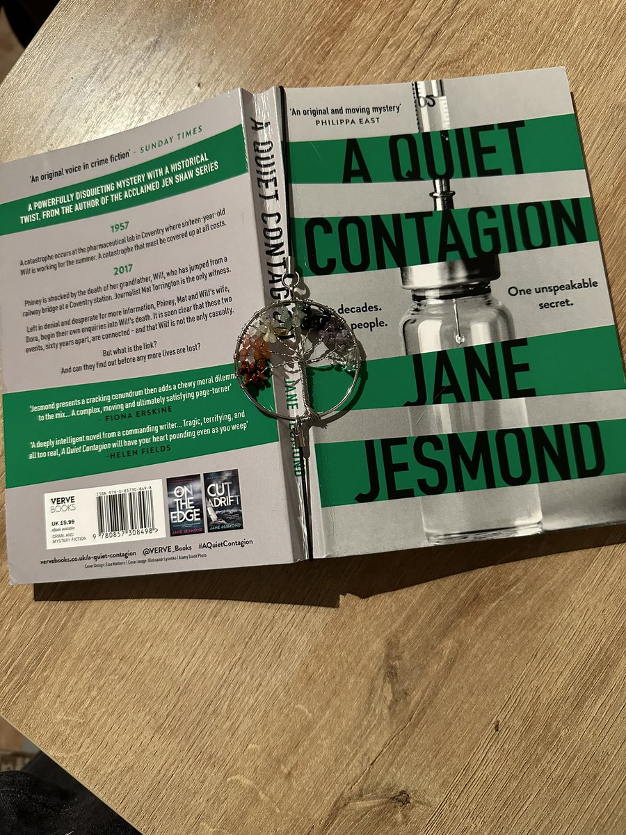 This beauty is keeping me quiet. Loving #AQuietContagion by @AuthorJJesmond - publishes November from @VERVE_Books 😊