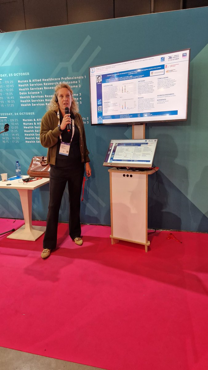 theSICStudies's tweet photo. Interesting systematic review on questionnaires used to evaluate long-term outcomes in ICU patients. Great presentation! @jacquelinekoeze @ESICM #LIVES2023 https://t.co/DWZIxF7qNX